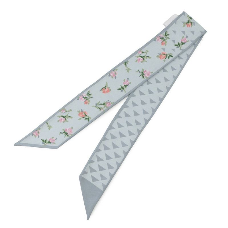 プラダ スカーフ プリントシルクツイル スキニースカーフ 1FF008 PRADA 花