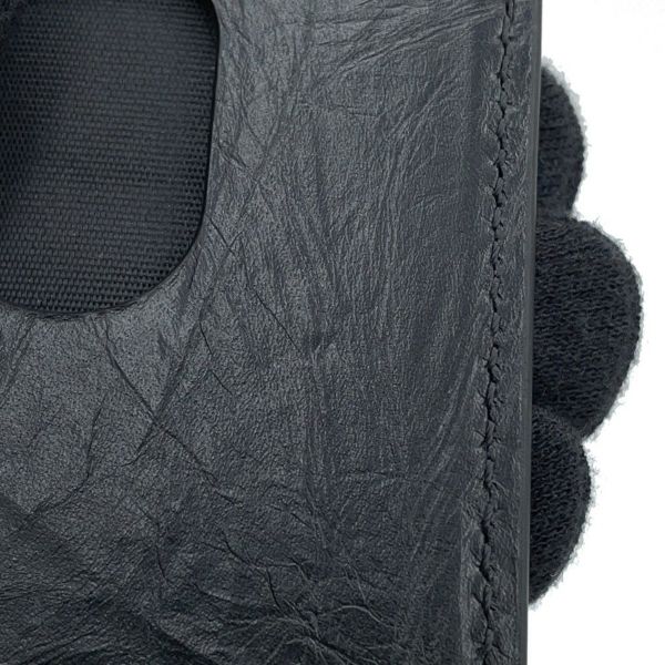 バレンシアガ カードケース キルテッド マグネットカードホルダー クラッシュドカーフレザー 782132 BALENCIAGA 黒