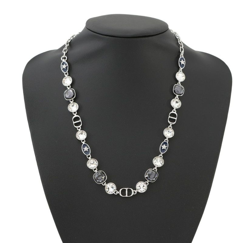 クリスチャン・ディオール ネックレス スターリング カラーストーン メタル Christian Dior アクセサリー