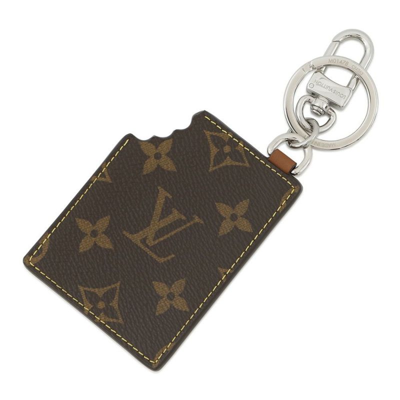 ルイヴィトン バッグチャーム モノグラム レザー LV チョコレートバー M01478 LOUIS VUITTON キーホルダー