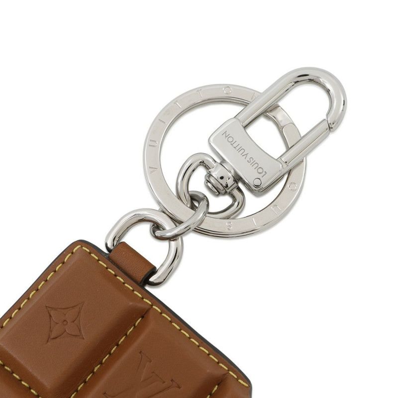 ルイヴィトン バッグチャーム モノグラム レザー LV チョコレートバー M01478 LOUIS VUITTON キーホルダー