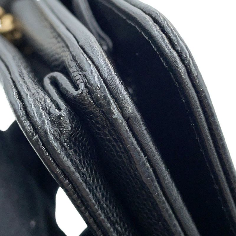 シャネル チェーンウォレット ボーイシャネル マトラッセ ココマーク AP1117 CHANEL 財布 黒
