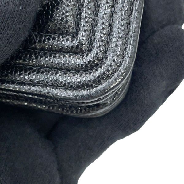 シャネル チェーンウォレット ボーイシャネル マトラッセ ココマーク AP1117 CHANEL 財布 黒