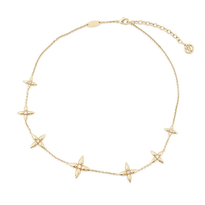 ルイヴィトン ネックレス ルイゼット シグネチャー メタル ラインストーン M01592 LOUIS VUITTON アクセサリー