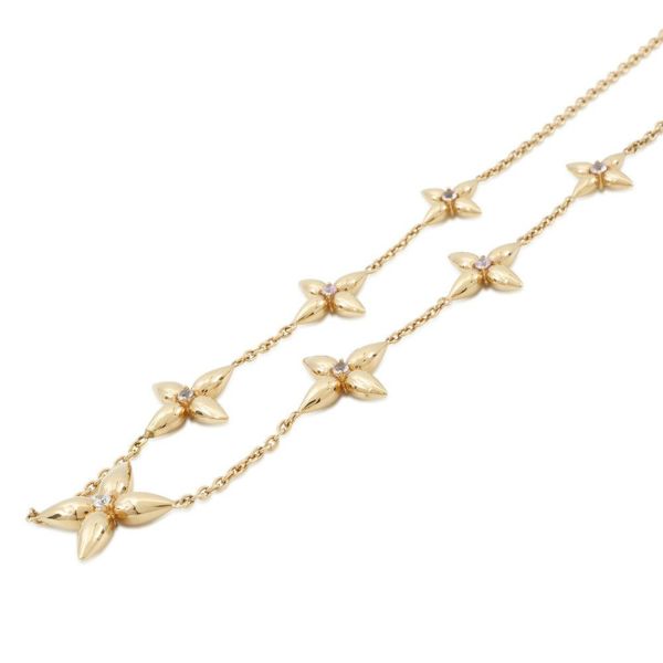 ルイヴィトン ネックレス ルイゼット シグネチャー メタル ラインストーン M01592 LOUIS VUITTON アクセサリー
