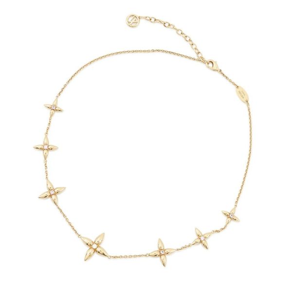 ルイヴィトン ネックレス ルイゼット シグネチャー メタル ラインストーン M01592 LOUIS VUITTON アクセサリー