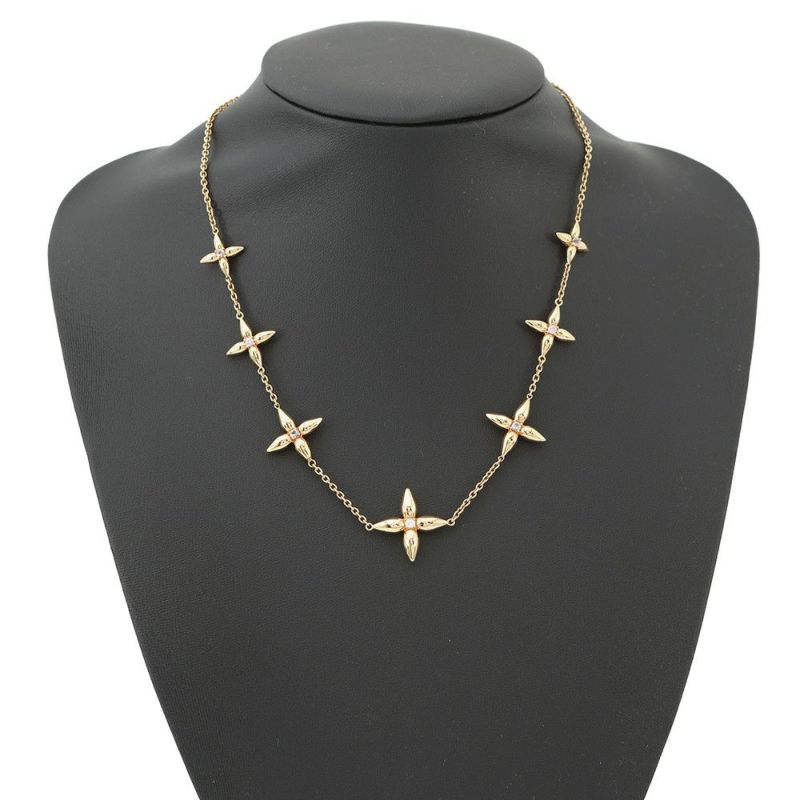 ルイヴィトン ネックレス ルイゼット シグネチャー メタル ラインストーン M01592 LOUIS VUITTON アクセサリー