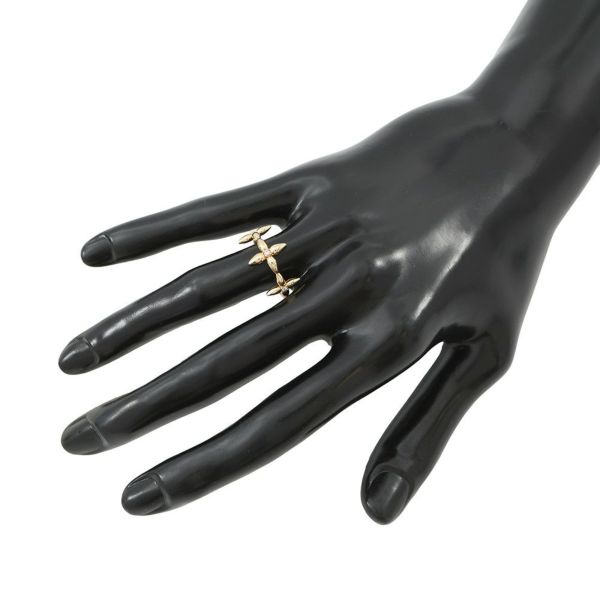 ルイヴィトン リング ルイゼット シグネチャー ラインストーン メタル リングサイズM M1439M LOUIS VUITTON 指輪 アクセサリー