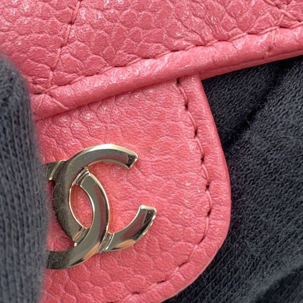 シャネル カードケース ココマーク マトラッセ キャビアスキン A80799 CHANEL 名刺入れ