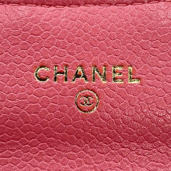 シャネル カードケース ココマーク マトラッセ キャビアスキン A80799 CHANEL 名刺入れ