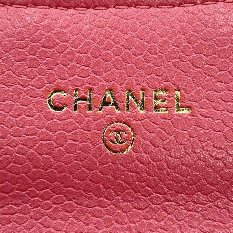 シャネル カードケース ココマーク マトラッセ キャビアスキン A80799 CHANEL 名刺入れ