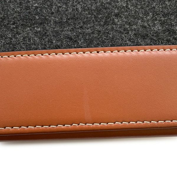 セリーヌ ショルダーバッグ スモール ロゴ フェルト レザー CELINE バッグ