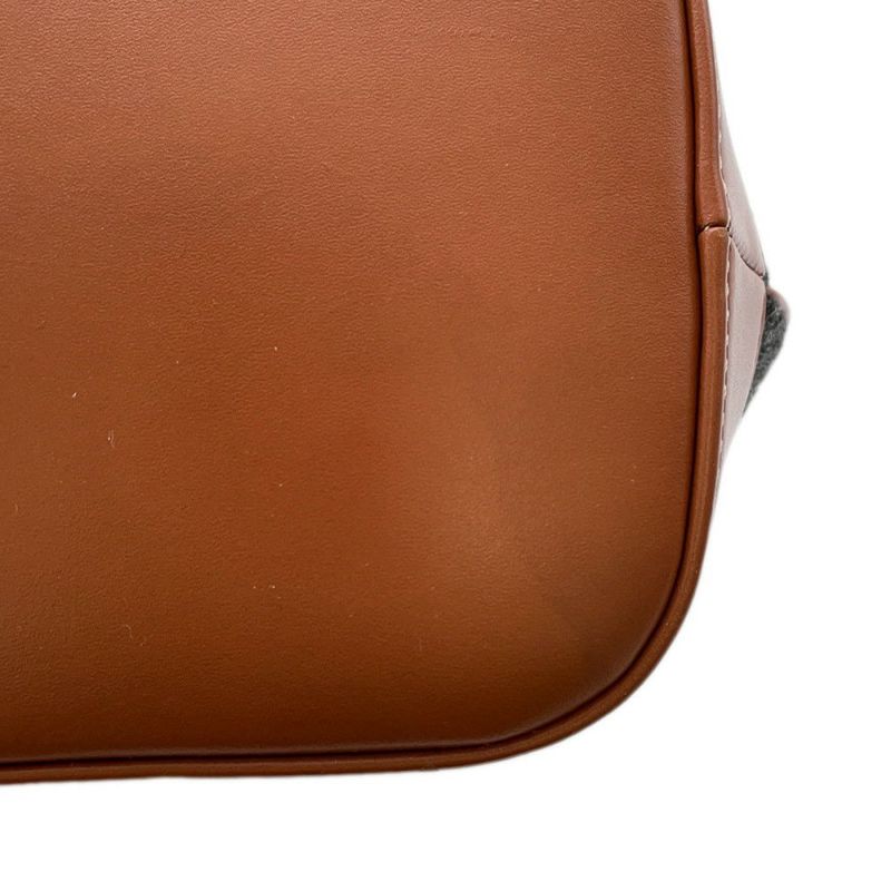 セリーヌ ショルダーバッグ スモール ロゴ フェルト レザー CELINE バッグ