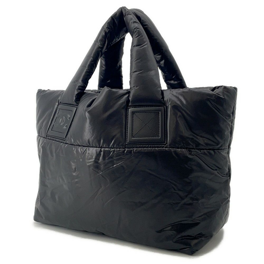 シャネル トートバッグ コココクーン ココマーク スモールトート A47108 CHANEL バッグ 黒