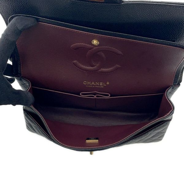 シャネル チェーンショルダーバッグ マトラッセ25 ココマーク キャビアスキン A01112 CHANEL バッグ 黒