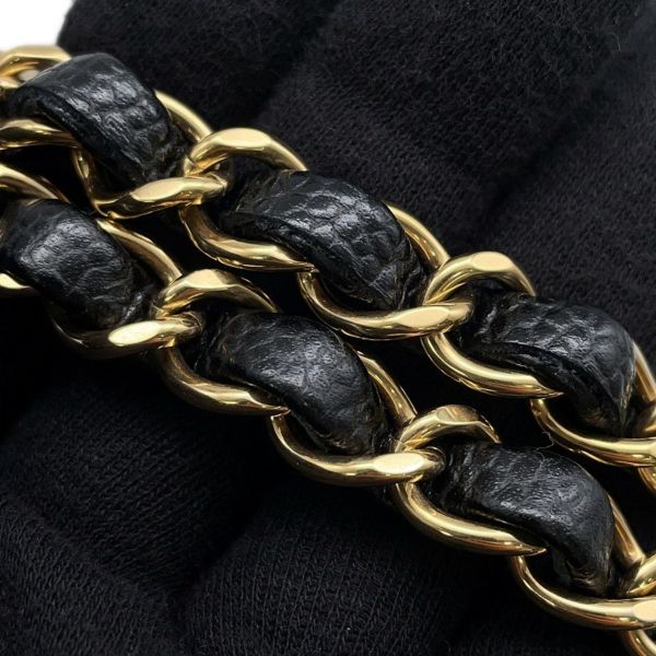 シャネル チェーンショルダーバッグ マトラッセ25 ココマーク キャビアスキン A01112 CHANEL バッグ 黒