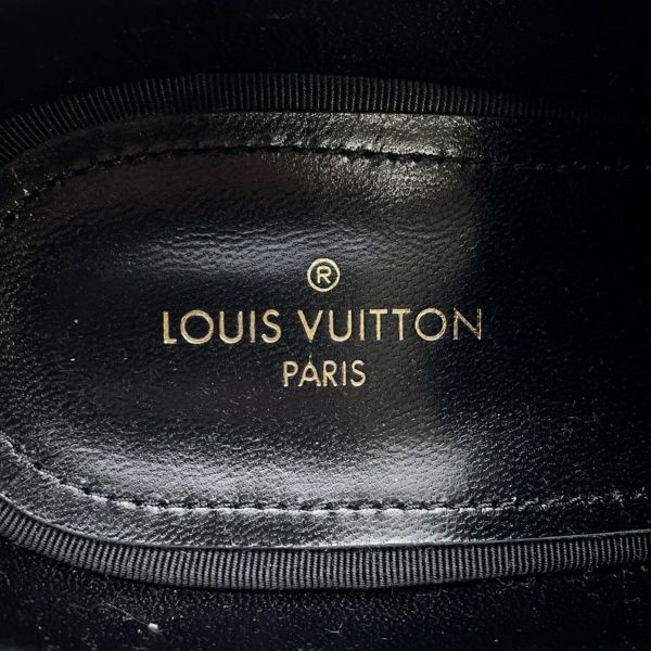 ルイヴィトン シューズ LVヴァンドームライン  ダービー モノグラム パテント サイズ6 LOUIS VUITTON メンズ 黒
