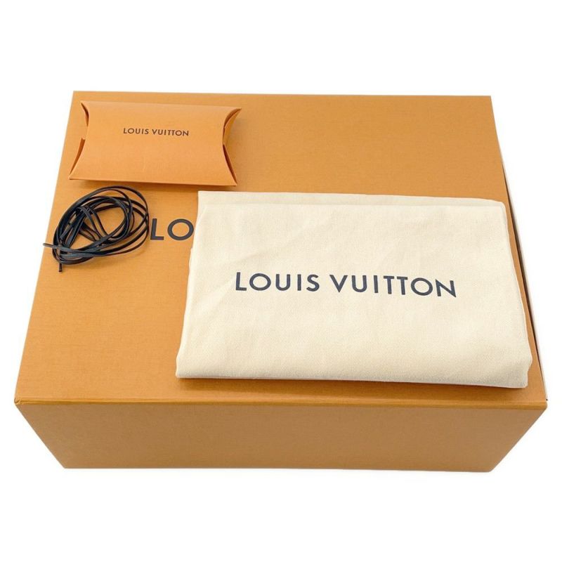 ルイヴィトン シューズ LVヴァンドームライン  ダービー モノグラム パテント サイズ6 LOUIS VUITTON メンズ 黒