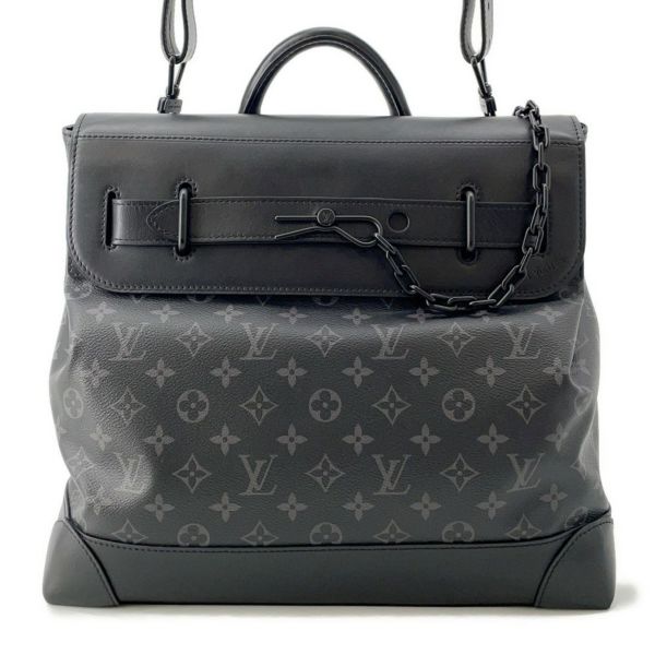 ルイヴィトン ハンドバッグ モノグラム・エクリプス スティーマーPM M44731 LOUIS VUITTON 2way 黒 ブラック