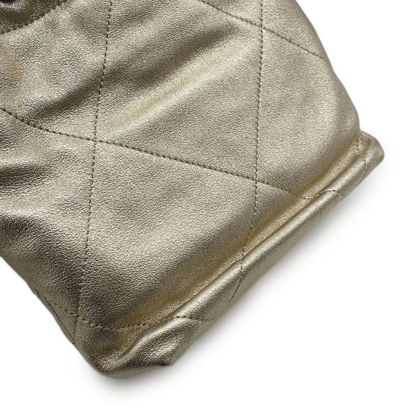 シャネル ハンドバッグ CHANEL 22 ミニ ココマーク シャイニーカーフレザー AS3980 CHANEL 2wayバッグ