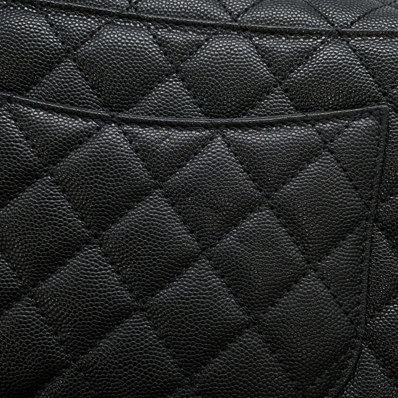 シャネル ハンドバッグ マトラッセ ココマーク ハンドル フラップ キャビアスキン A92991 CHANEL 2wayショルダー 黒