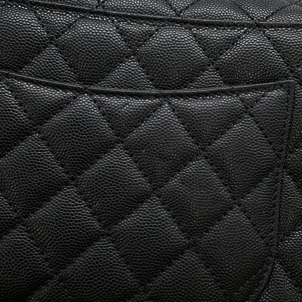 シャネル ハンドバッグ マトラッセ ココマーク ハンドル フラップ キャビアスキン A92991 CHANEL 2wayショルダー 黒