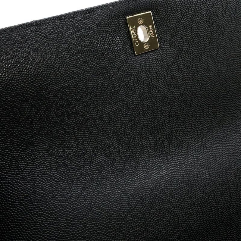 シャネル ハンドバッグ マトラッセ ココマーク ハンドル フラップ キャビアスキン A92991 CHANEL 2wayショルダー 黒