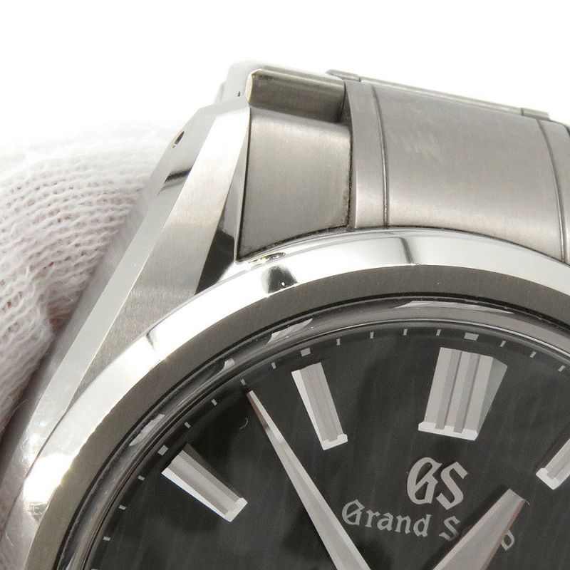 セイコー グランドセイコー エボリューション9 SLGH017 SEIKO 腕時計 黒文字盤 白樺林