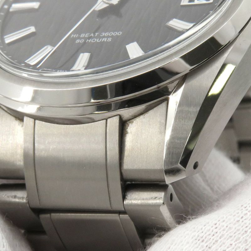 セイコー グランドセイコー エボリューション9 SLGH017 SEIKO 腕時計 黒文字盤 白樺林