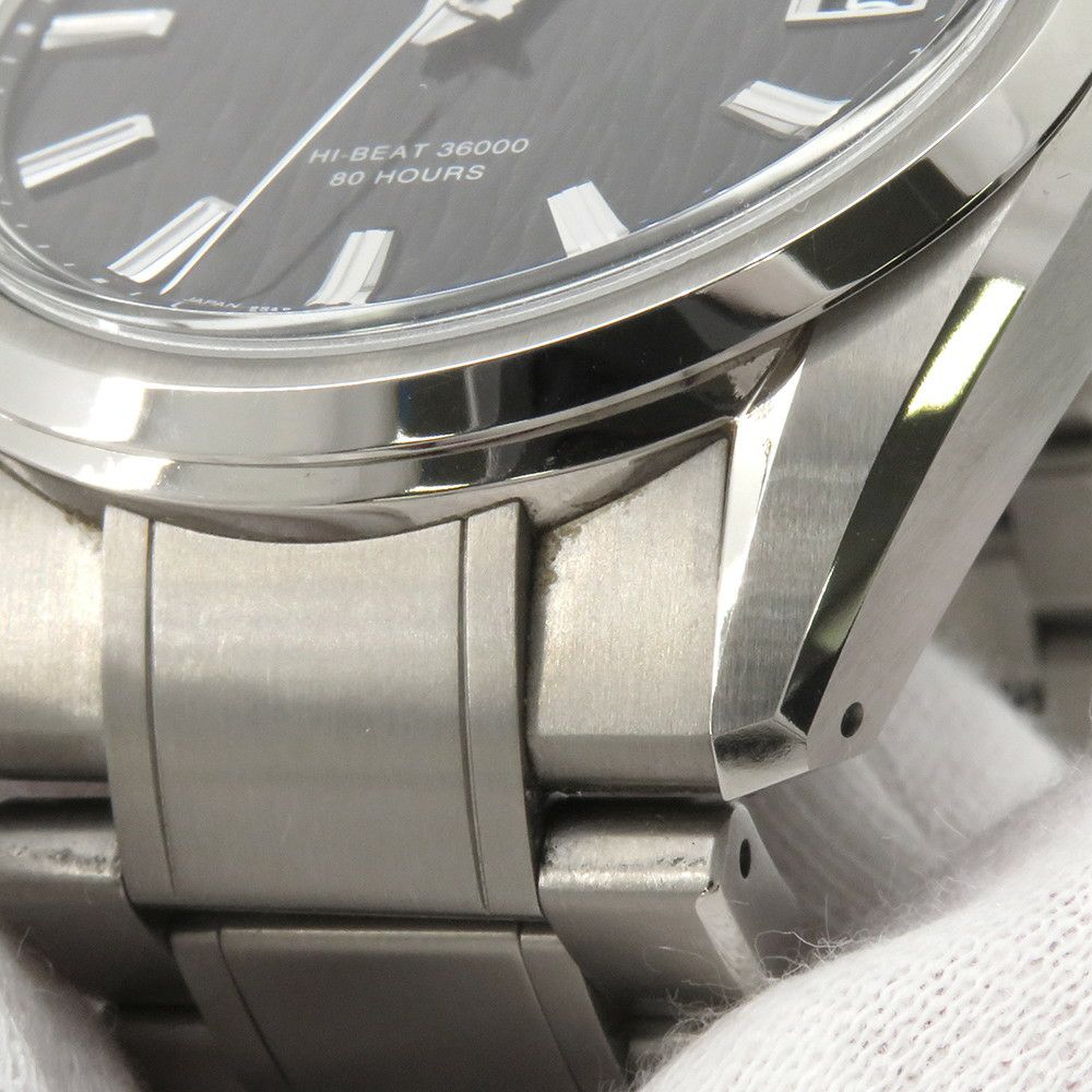 セイコー グランドセイコー エボリューション9 SLGH017 SEIKO 腕時計 黒文字盤 白樺林