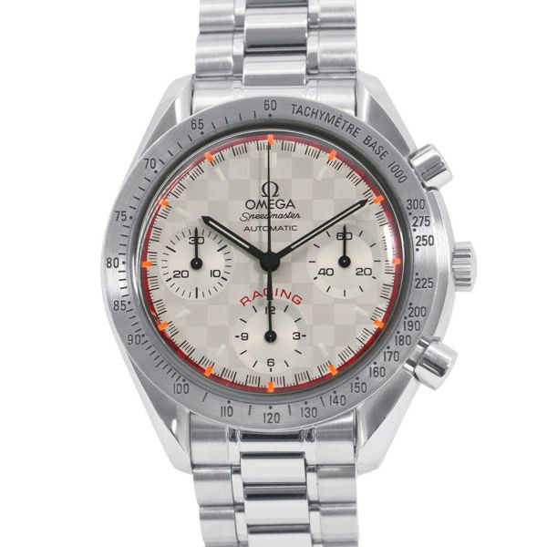 オメガ スピードマスター レーシング ミハエル・シューマッハ 限定4000本 3517.30.00 シルバー文字盤