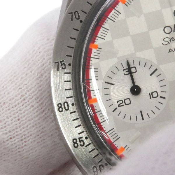 オメガ スピードマスター レーシング ミハエル・シューマッハ 限定4000本 3517.30.00 シルバー文字盤