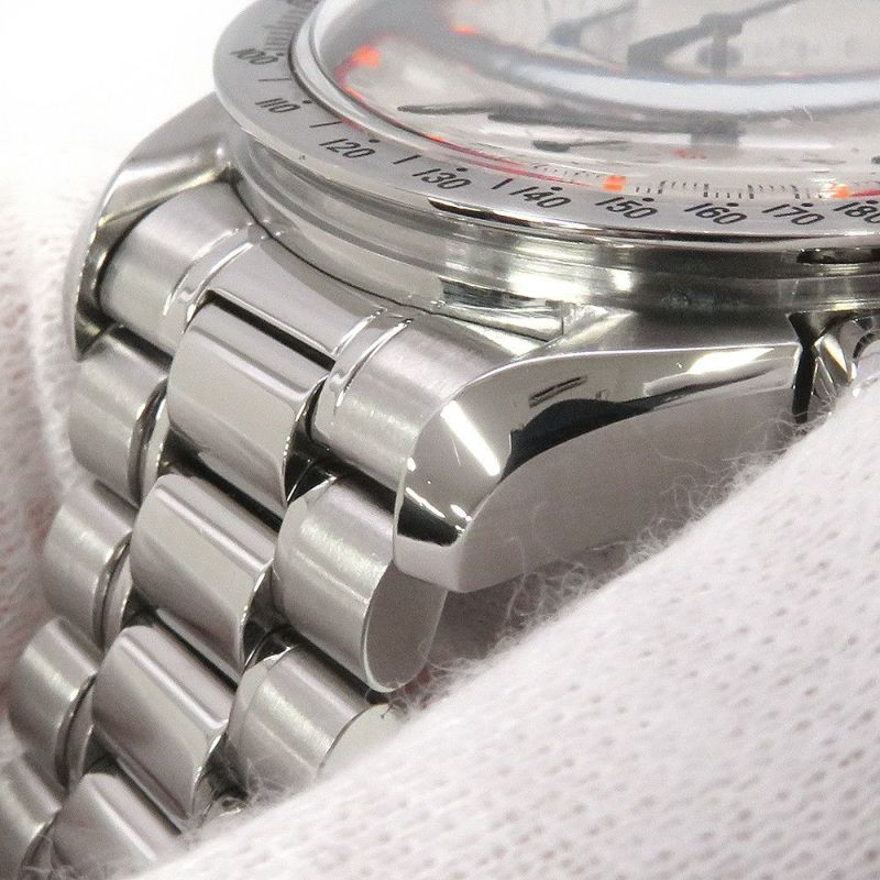 オメガ スピードマスター レーシング ミハエル・シューマッハ 限定4000本 3517.30.00 シルバー文字盤