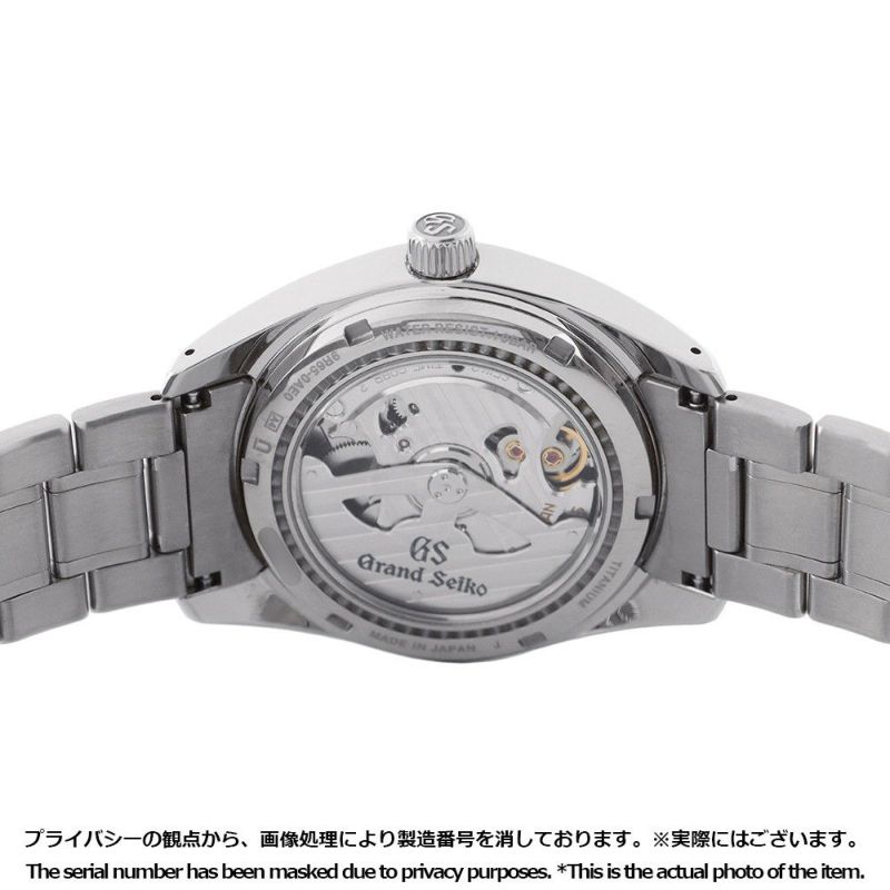 セイコー グランドセイコー ヘリテージコレクション マスターショップ限定モデル SBGA041 黒文字盤