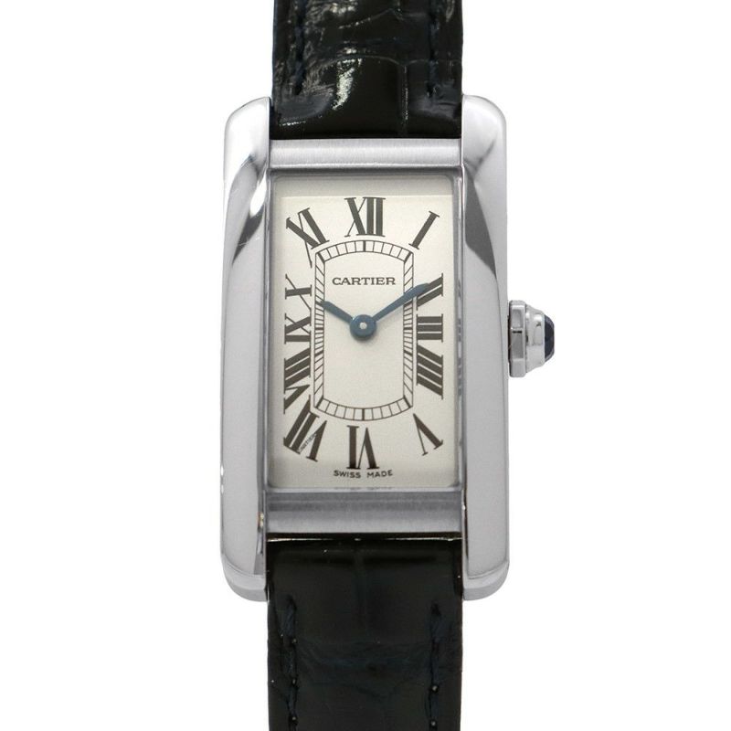 カルティエ タンク アメリカン SM WSTA0016 Cartier 腕時計 シルバー文字盤