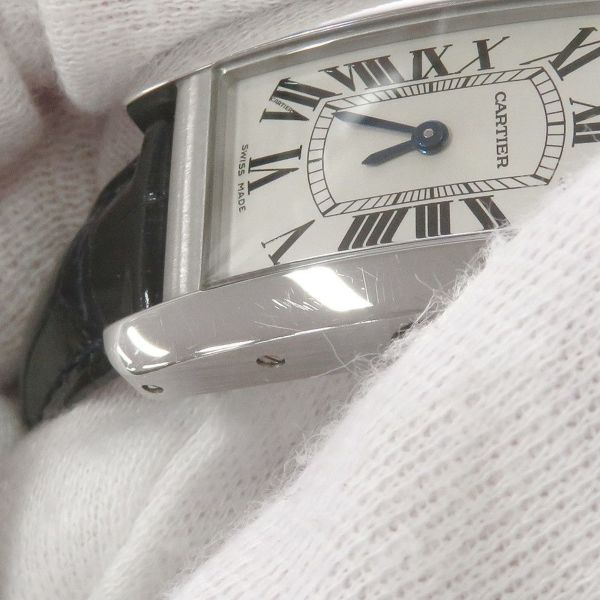 カルティエ タンク アメリカン SM WSTA0016 Cartier 腕時計 シルバー文字盤