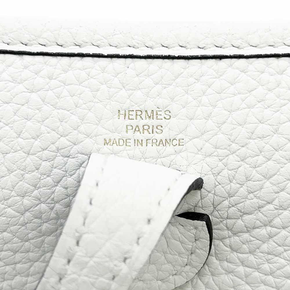 エルメス ショルダーバッグ エブリンTPM ニューホワイト/ゴールド金具 トリヨンクレマンス W刻印 白