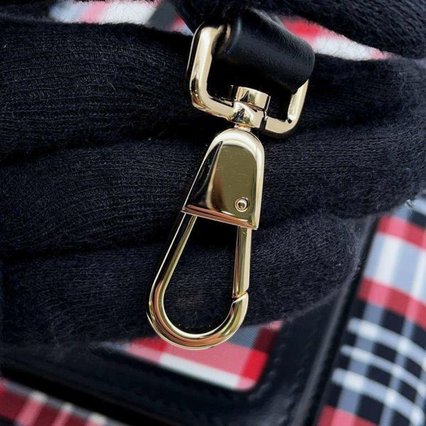 バーバリー ハンドバッグ ポケットバッグ レザー ナイロン 8035841 BURBERRY 2wayショルダーバッグ 黒