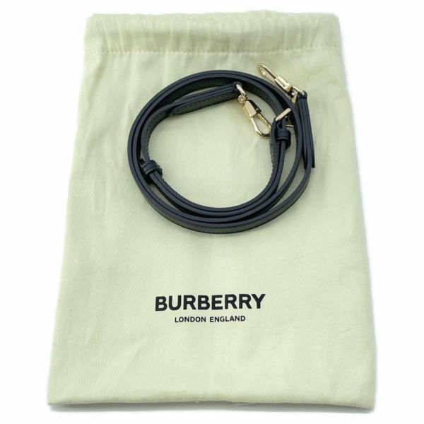 バーバリー ハンドバッグ ポケットバッグ レザー ナイロン 8035841 BURBERRY 2wayショルダーバッグ 黒