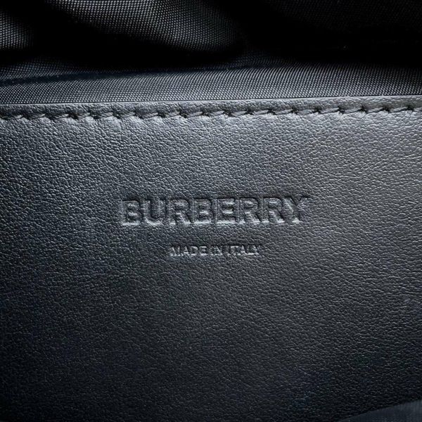 バーバリー ボディバッグ ダイヤモンドキルティング サニー ナイロン 8042385 BURBERRY バムバッグ 黒