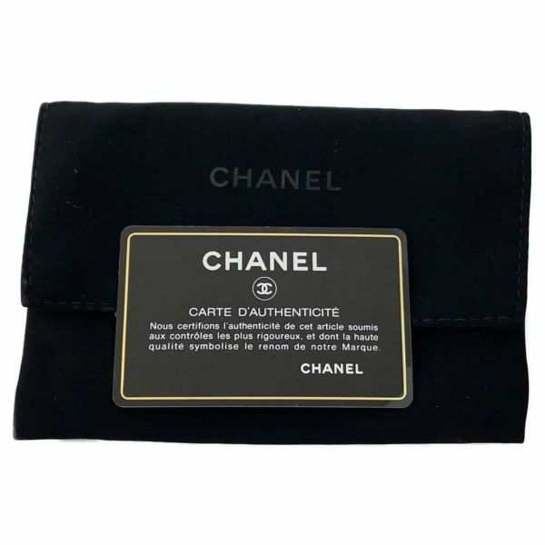 シャネル チェーンカードケース マトラッセ ココマーク キャビアスキン CHANEL ショルダー 黒