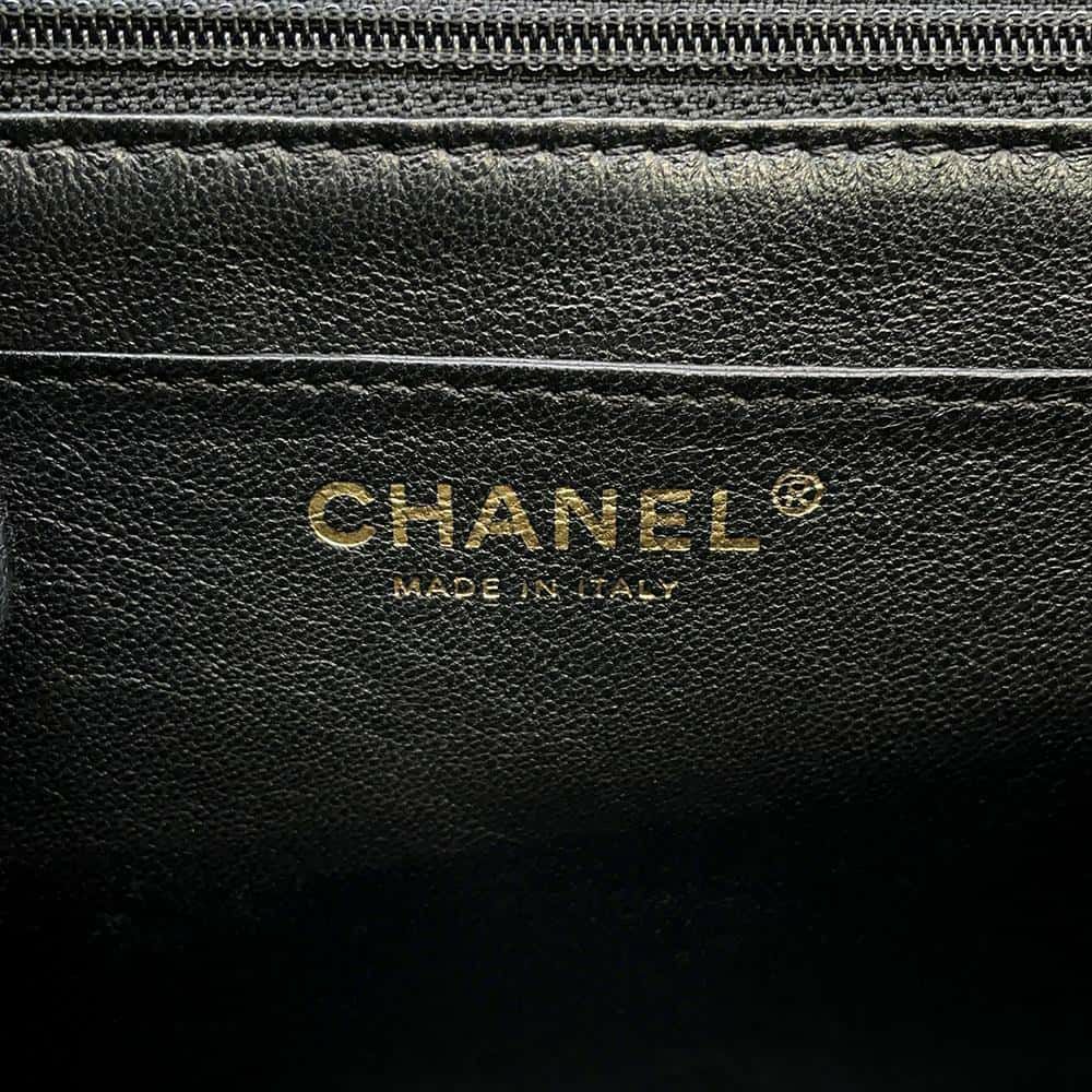 シャネル ハンドバッグ マトラッセ ココマーク CC キャビアスキン A12397 CHANEL バッグ 黒