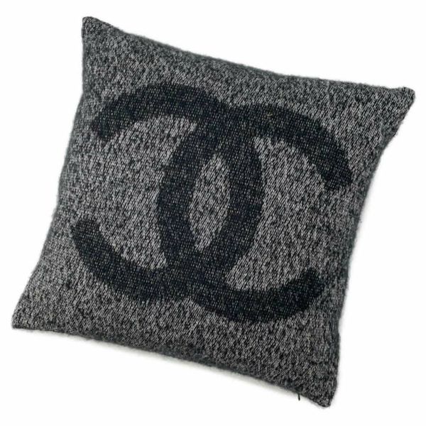 シャネル クッション ココマーク カシミヤ シルク CHANEL インテリア 黒 安心保証 | 中古・新品ブランド販売ギャラリーレア公式通販