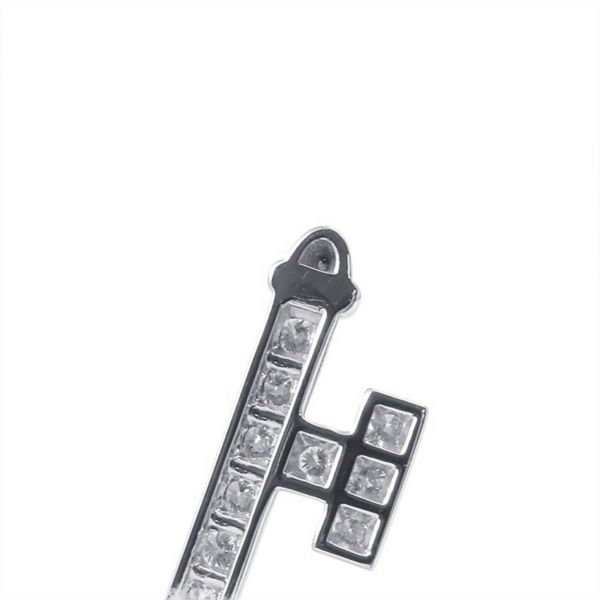 ティファニー ネックレス ペタル キー ペンダント ダイヤモンド Pt950プラチナ GRP02521 Tiffany&Co. ジュエリー