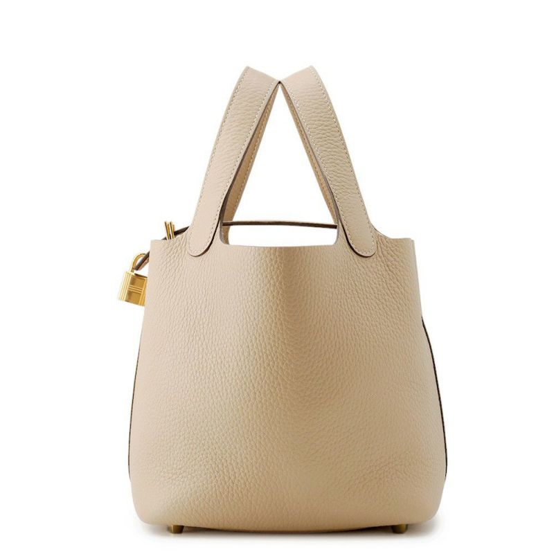 エルメス ハンドバッグ ピコタンロックPM トレンチ/ゴールド金具 トリヨンクレマンス K刻印