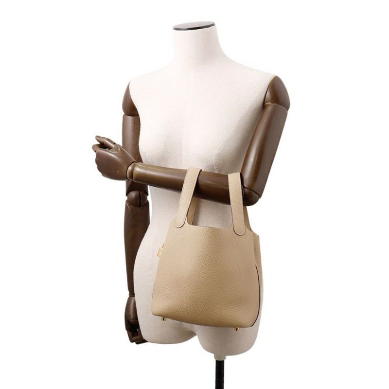 エルメス ハンドバッグ ピコタンロックPM トレンチ/ゴールド金具 トリヨンクレマンス K刻印