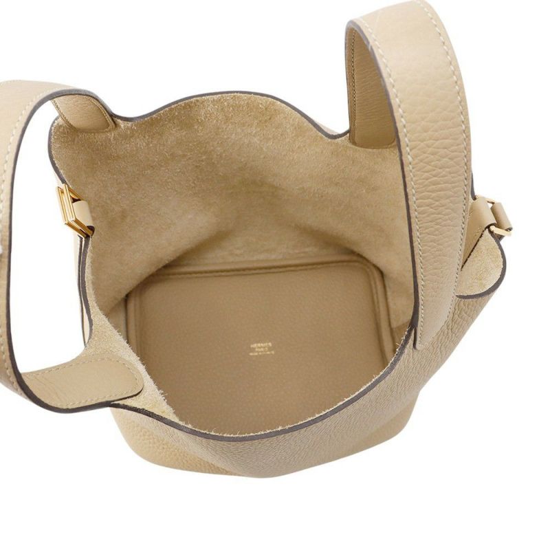 エルメス ハンドバッグ ピコタンロックPM トレンチ/ゴールド金具 トリヨンクレマンス K刻印