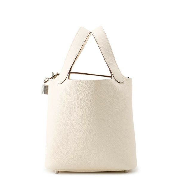 エルメス ハンドバッグ ピコタンロックPM ナタ/シルバー金具 トリヨンクレマンス W刻印