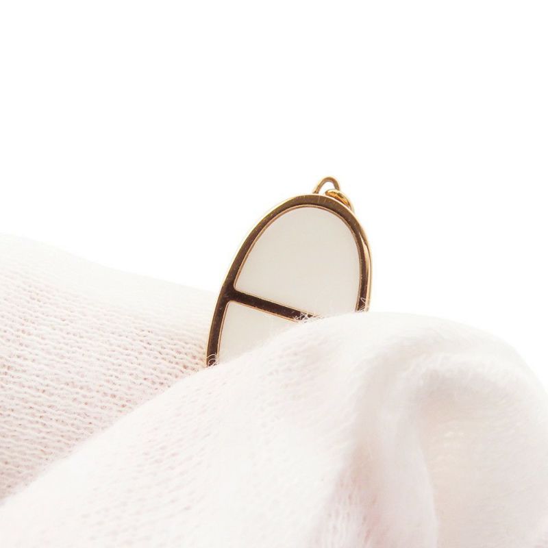 エルメス ブレスレット シェーヌダンクル ヴェルソ K18PGピンクゴールド/ホワイトセラミック サイズSH HERMES ジュエリー