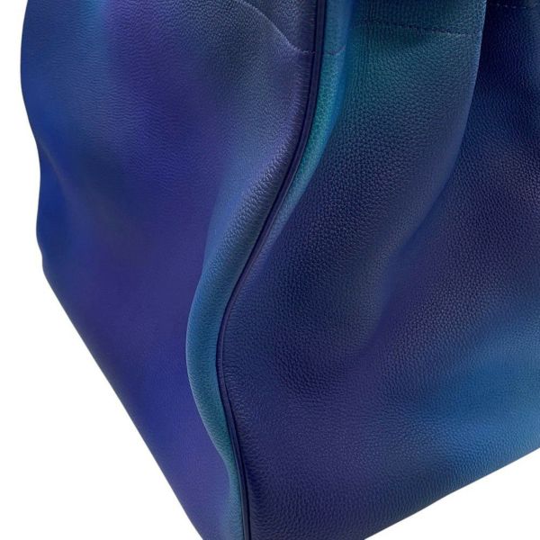 エルメス ハンドバッグ オータクロア40 コスモス ブルーニュイ/ヴァイオレットグラデーション/シルバー金具 トゴ Y刻印